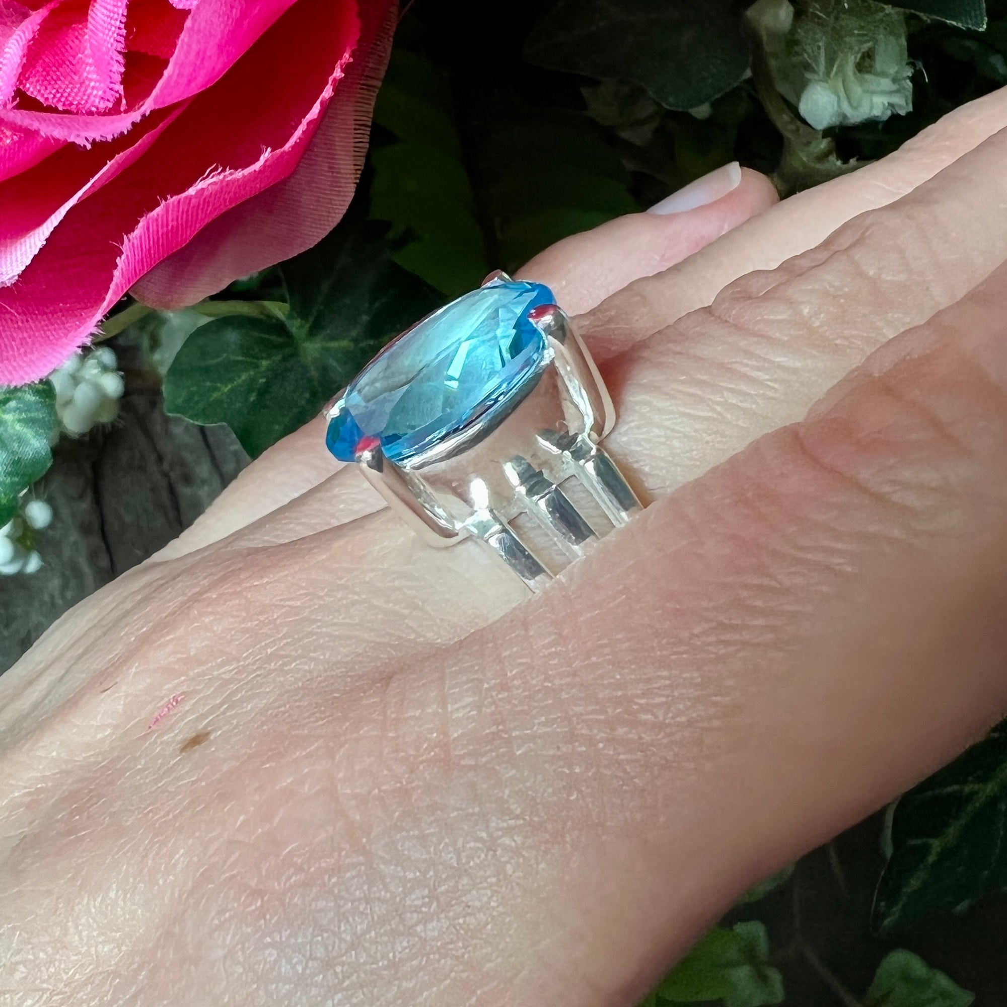 Blue Topaz Ring