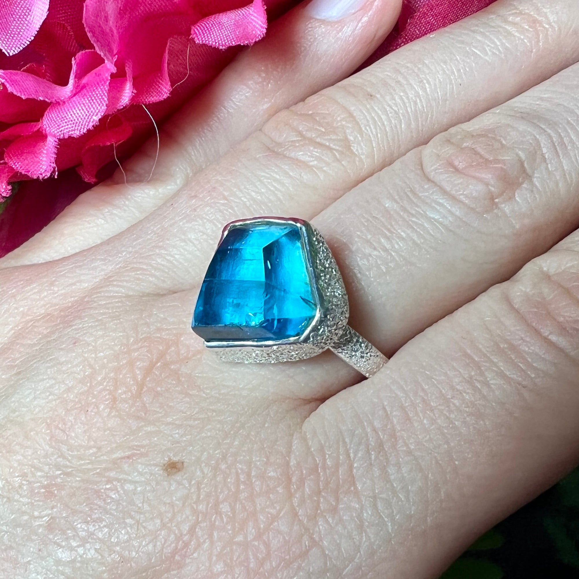 Blue Topaz Ring