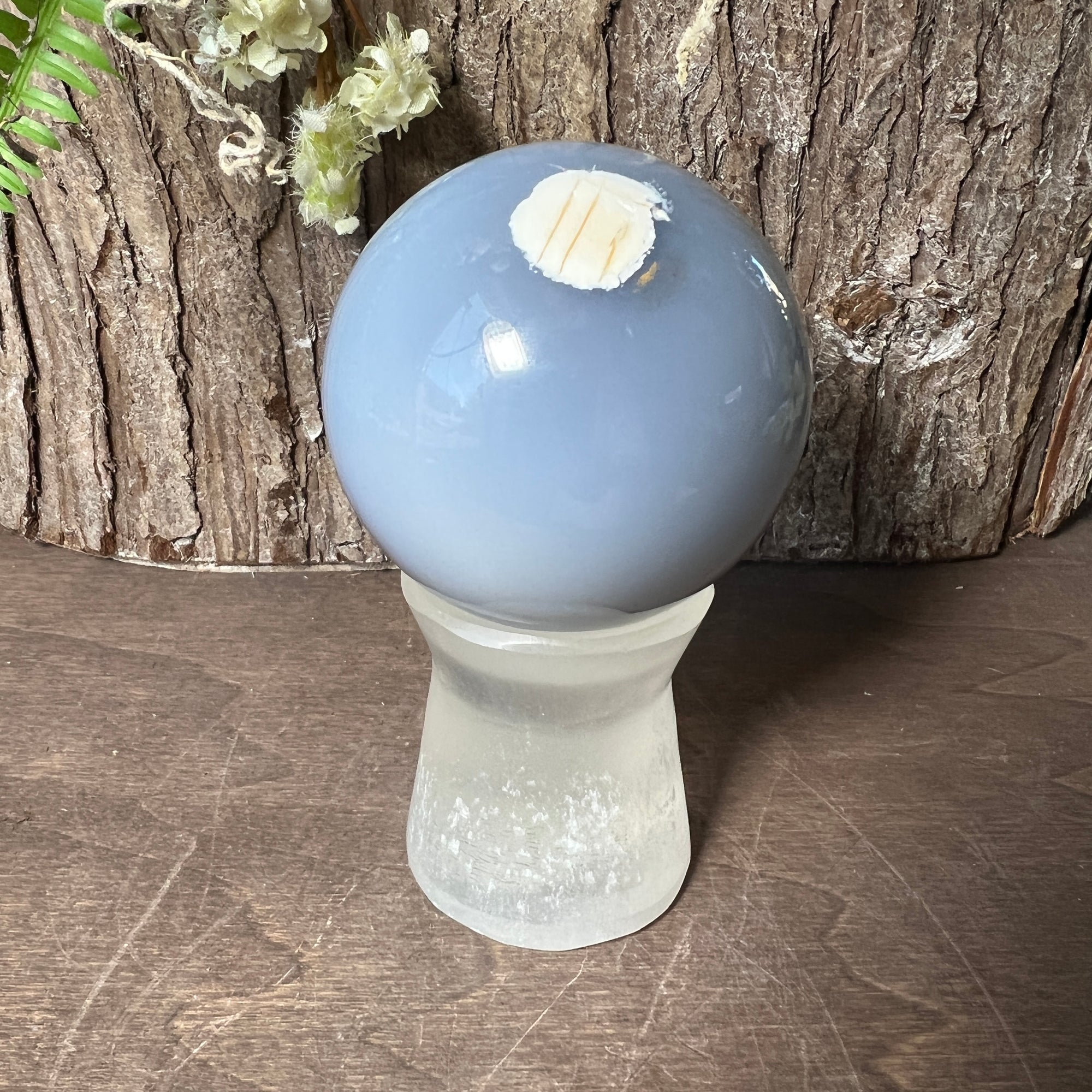 Blue Chalcedony Sphere