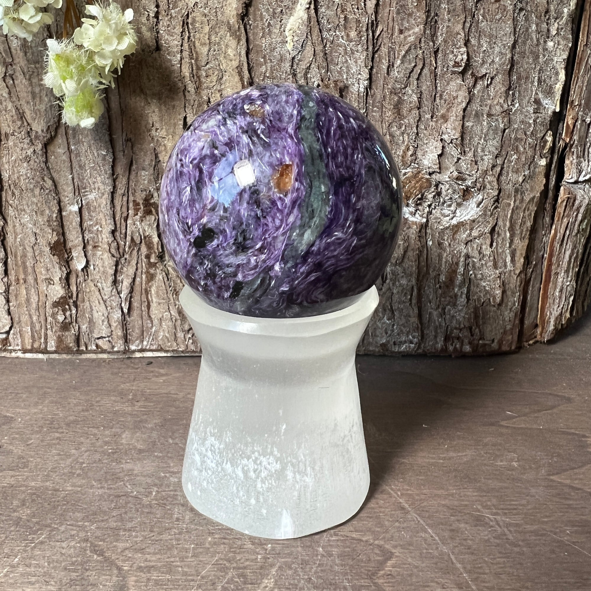 Charoite Sphere