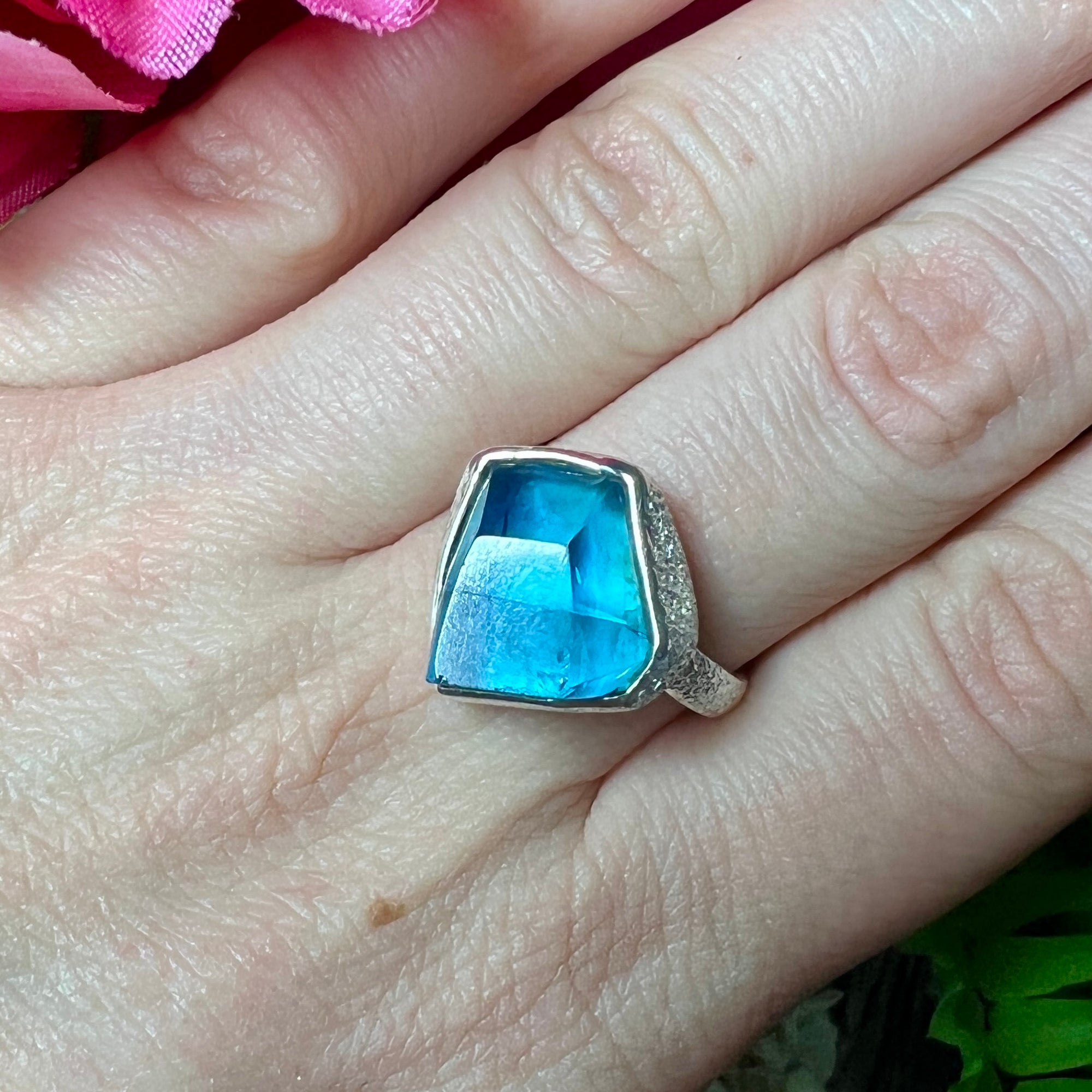 Blue Topaz Ring