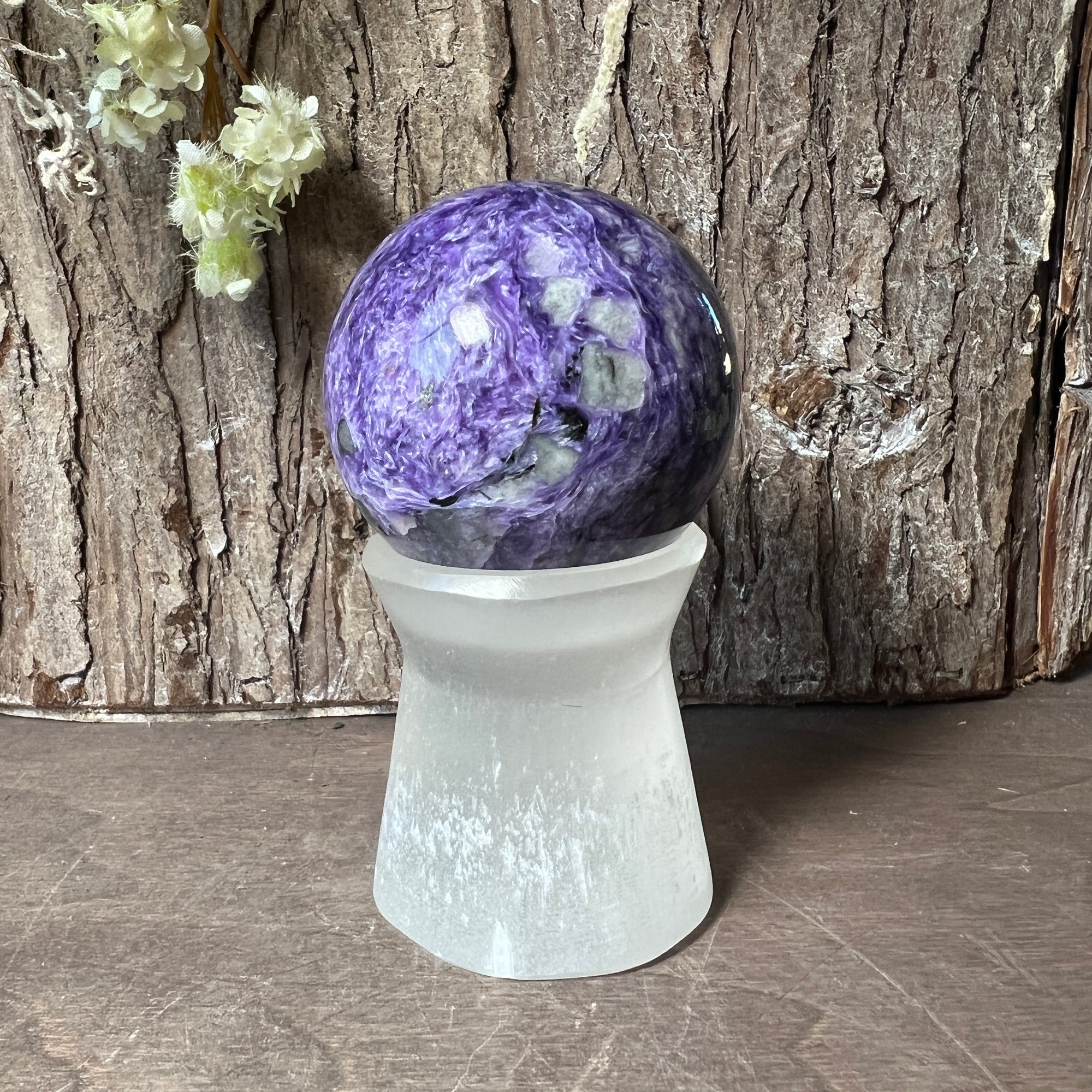 Charoite Sphere