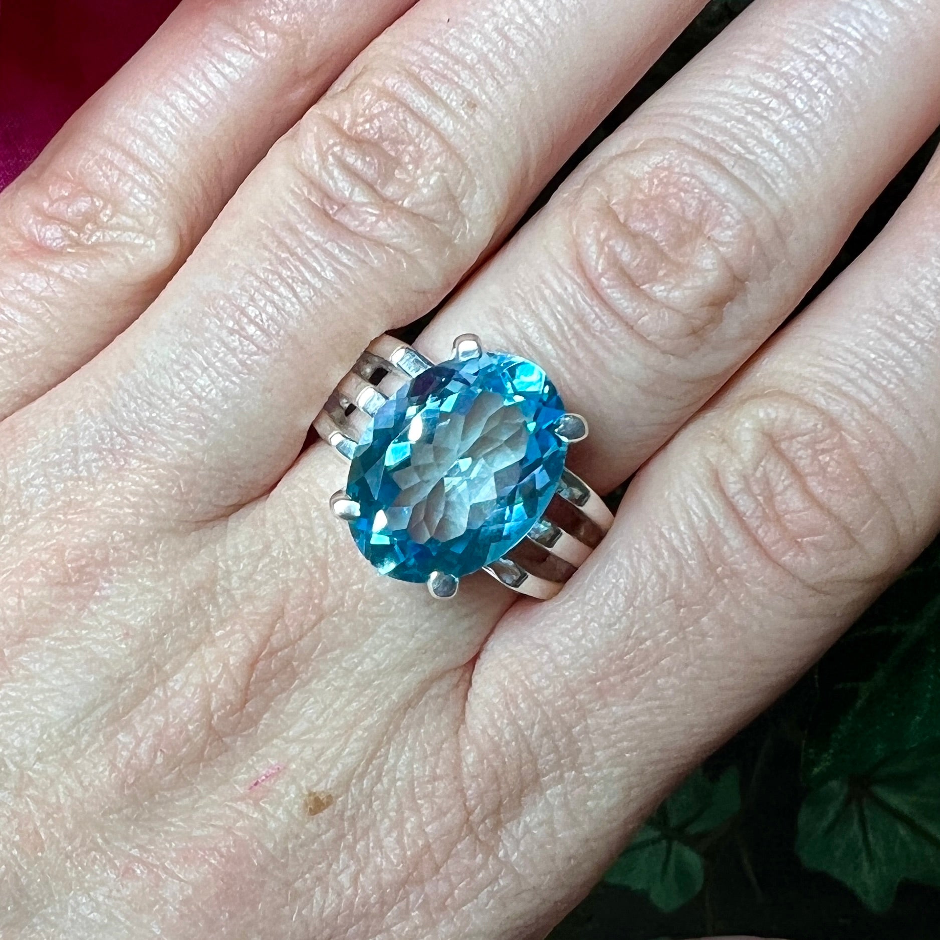 Blue Topaz Ring