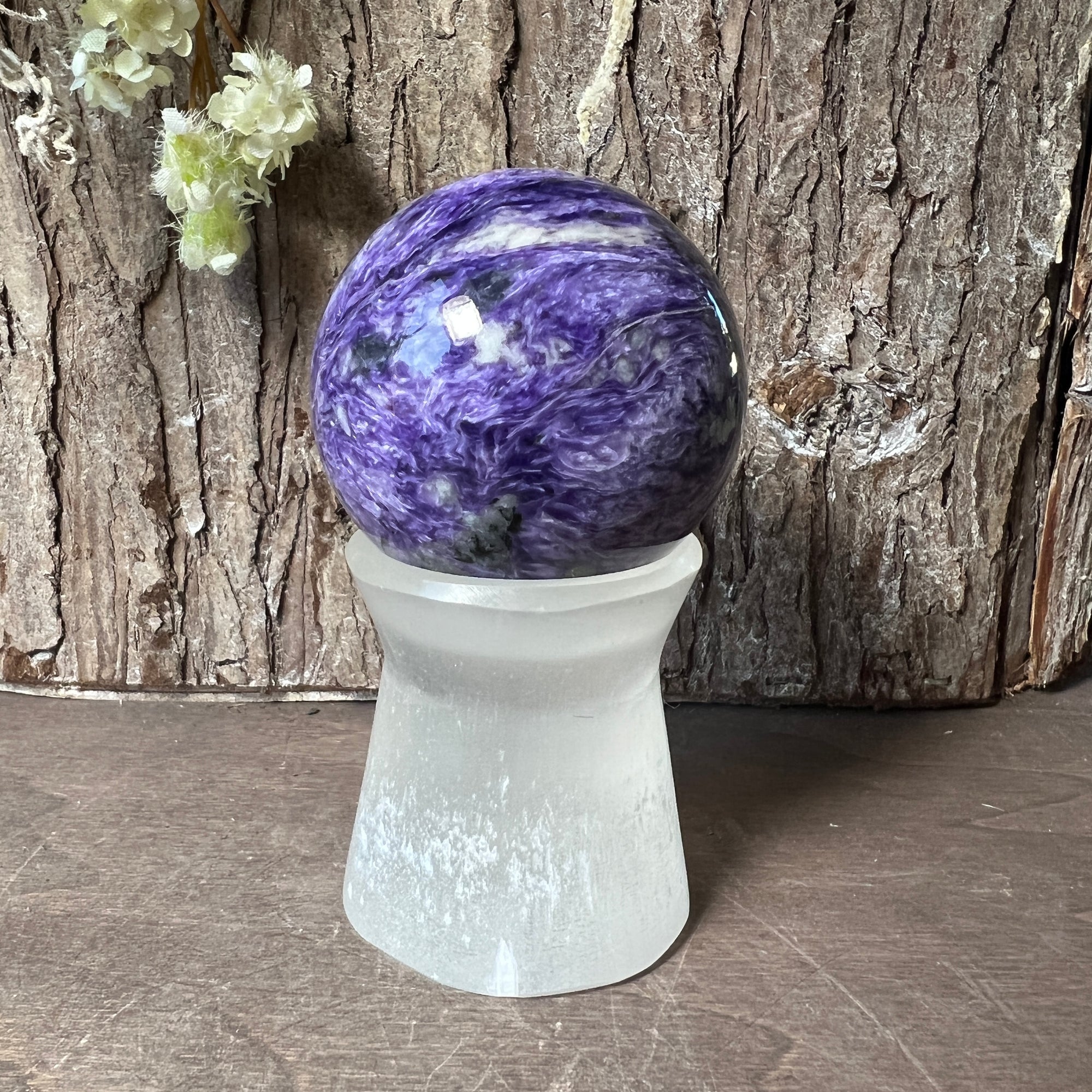 Charoite Sphere