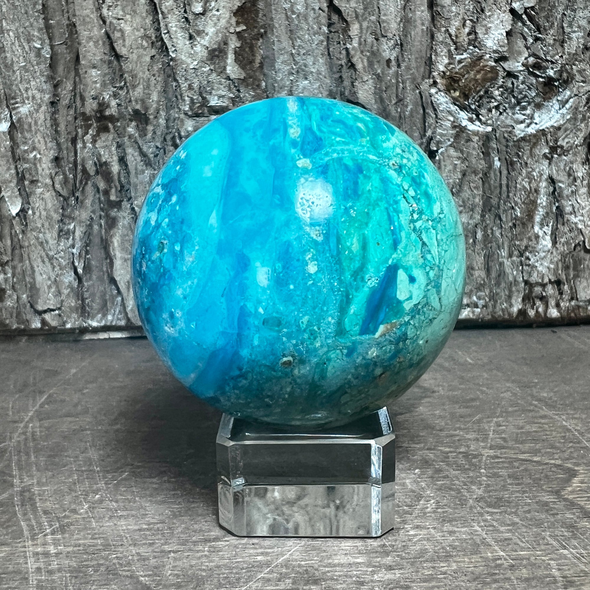 Blue Peruvian Opal Sphere