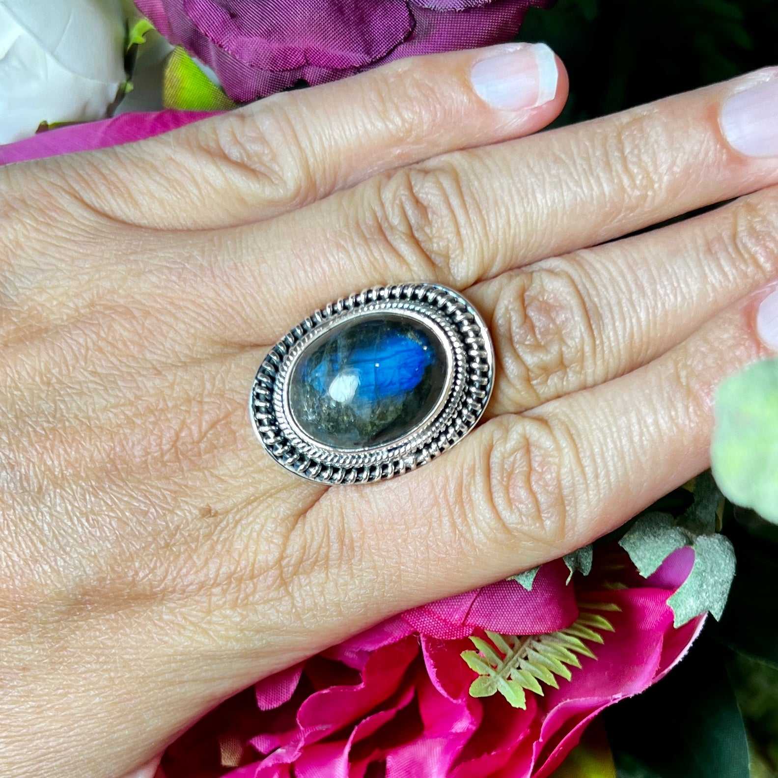 Labradorite Rings