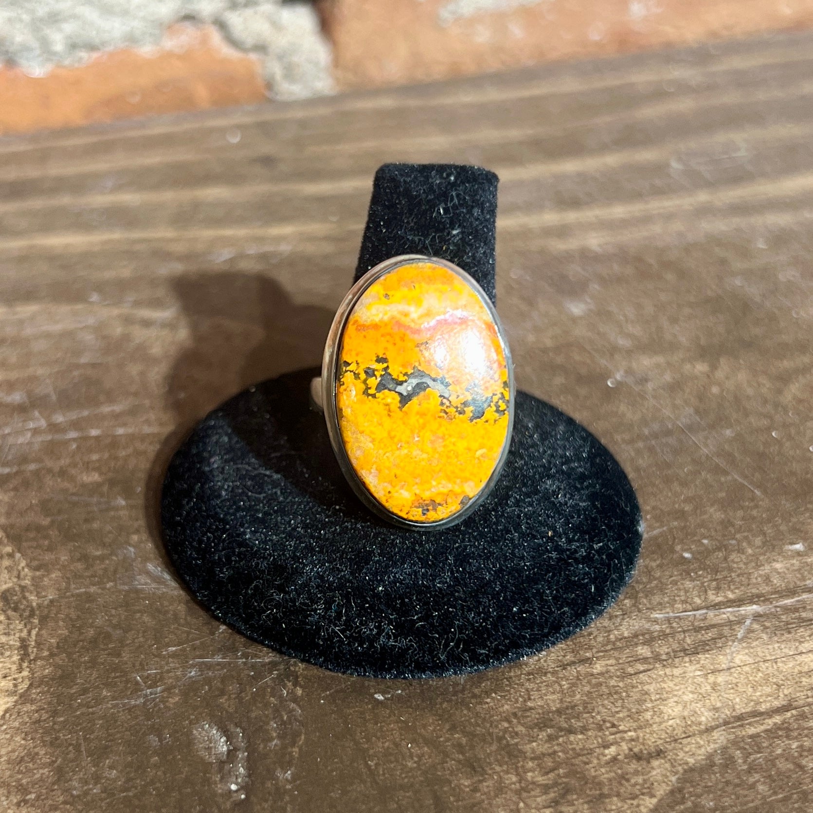 Bumble Bee Jasper Ring