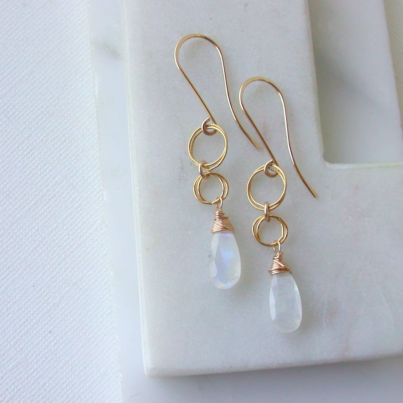 Moonstone Statement Earrings