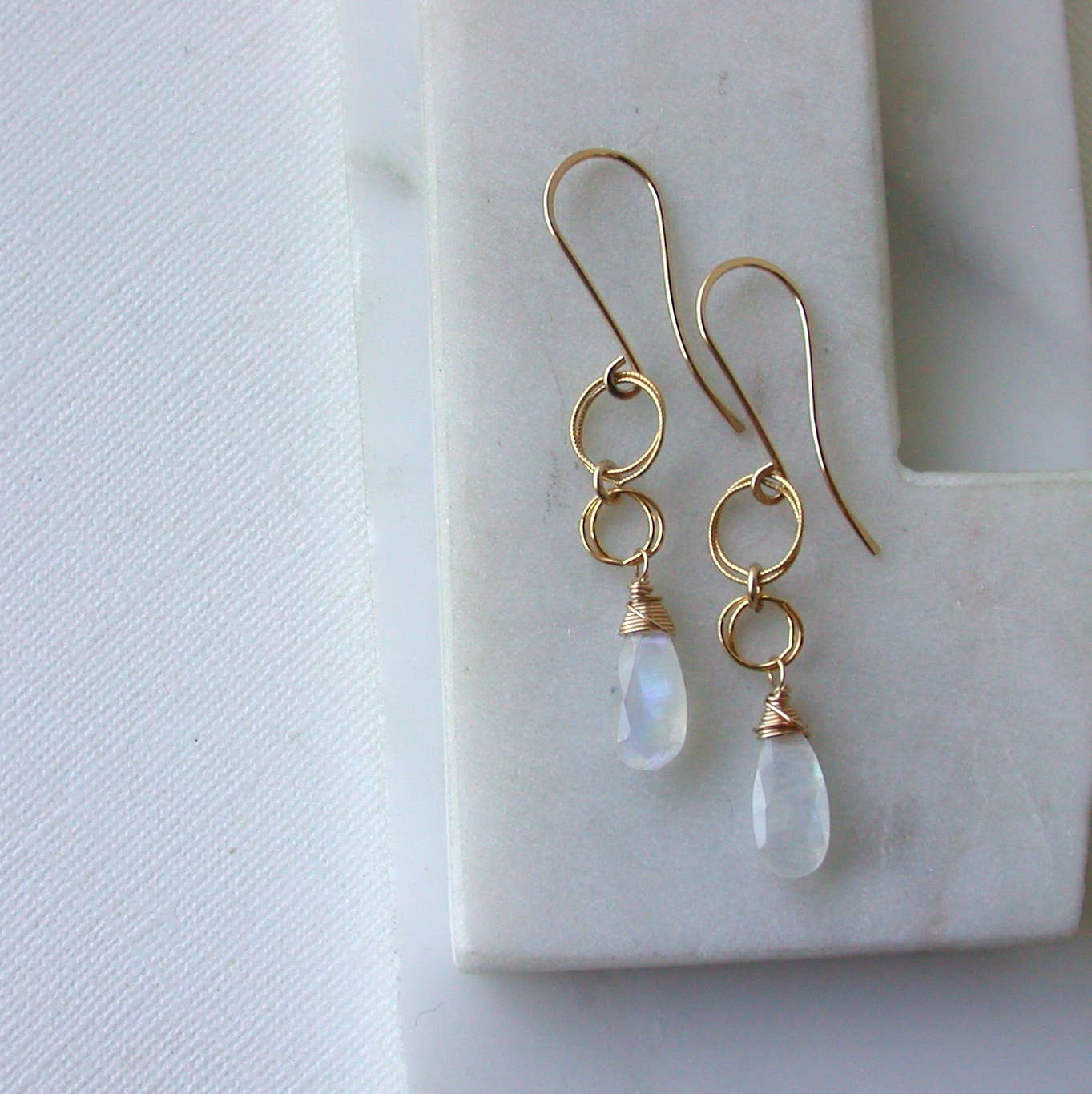 Moonstone Statement Earrings