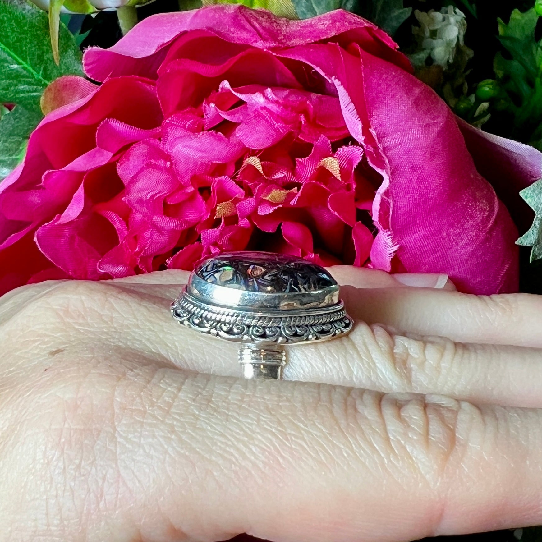 Boulder Opal Ring