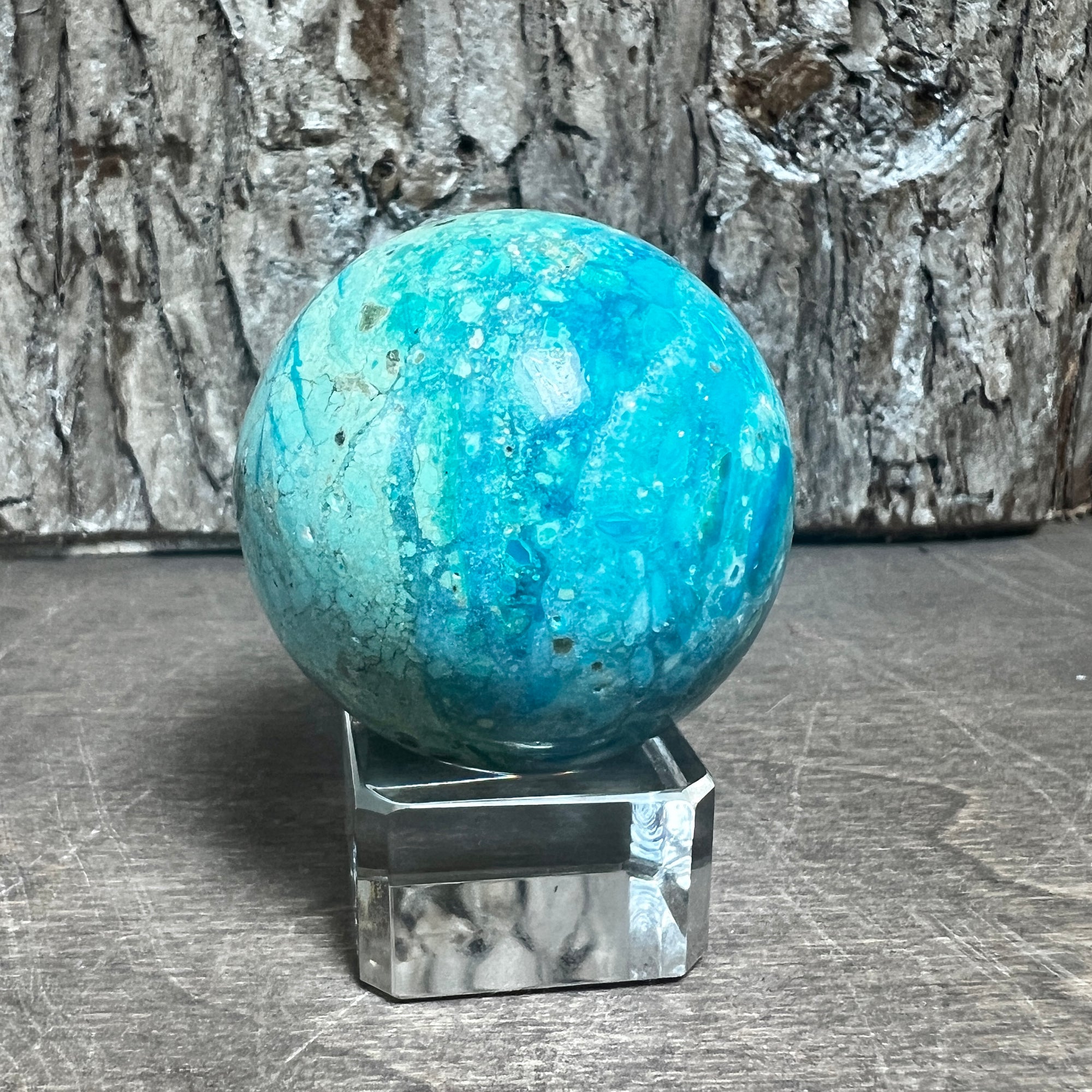 Blue Peruvian Opal Sphere