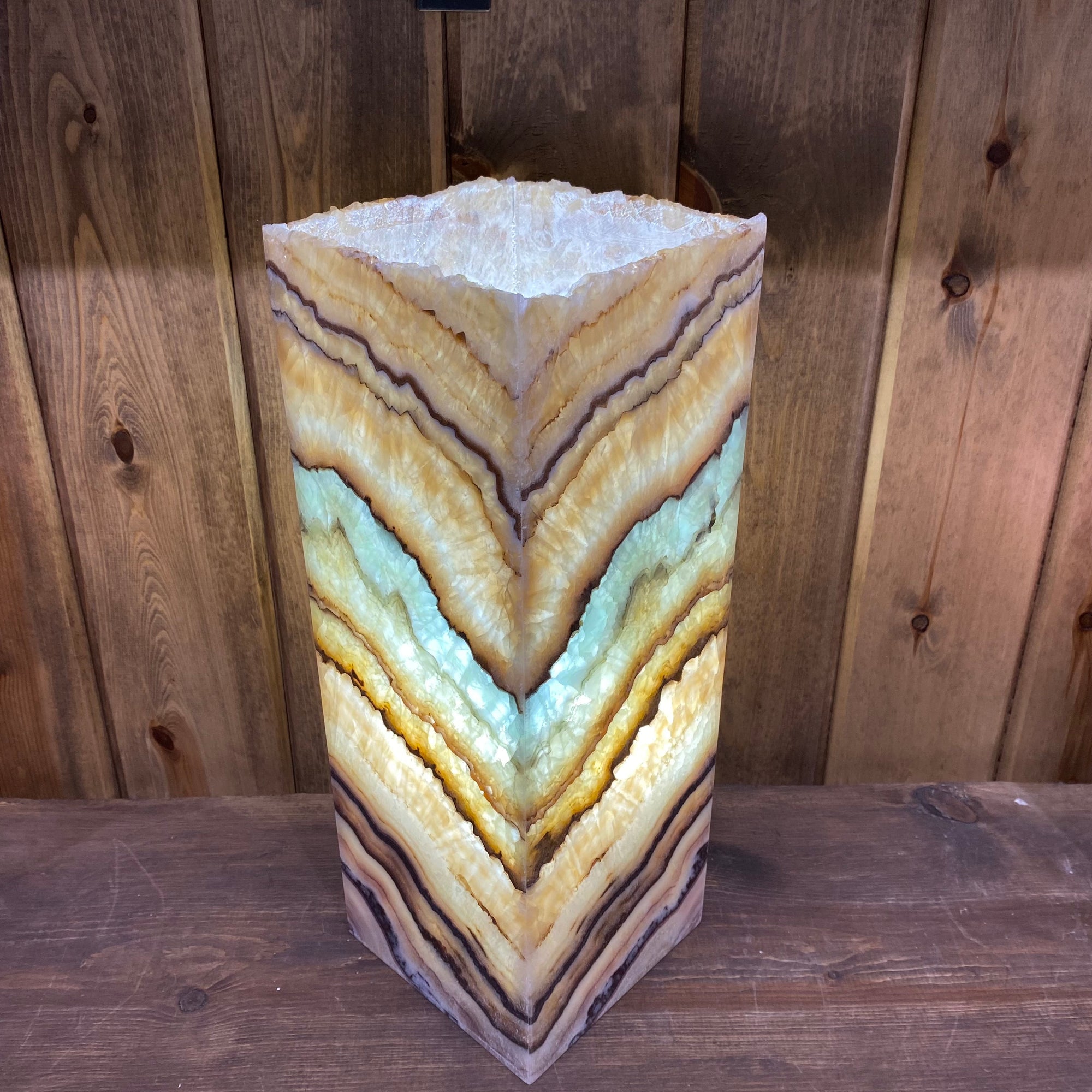 Aqua Onyx Lamp