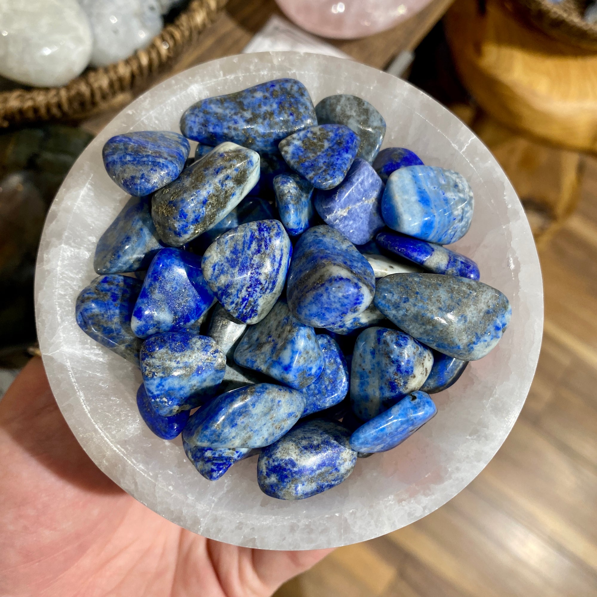 Lapes Roke Tumbled Lapis Lazuli