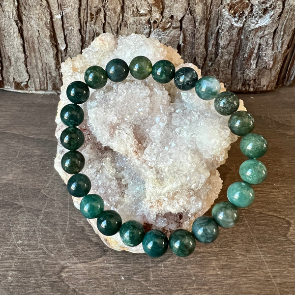 Montana Moss Agate Bracelet - Things That Rock