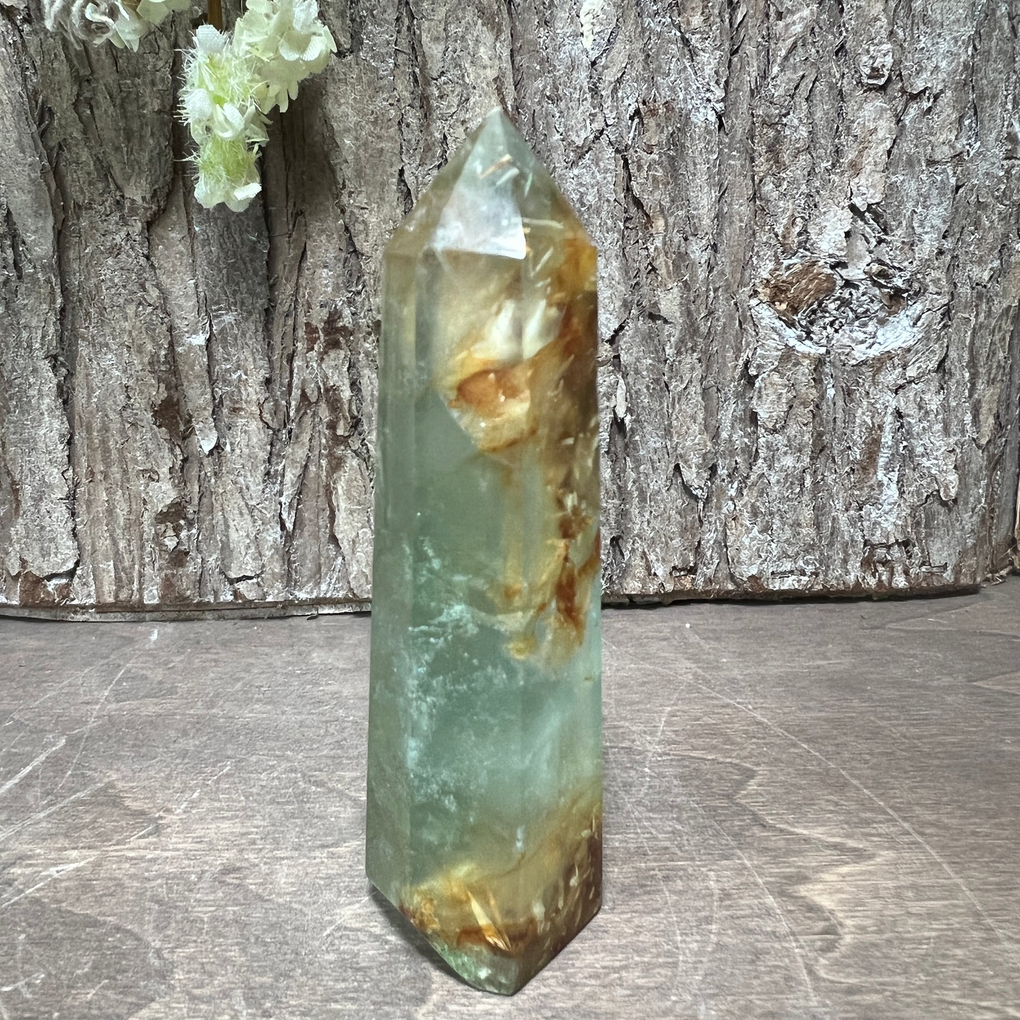 Feather Fluorite Tower