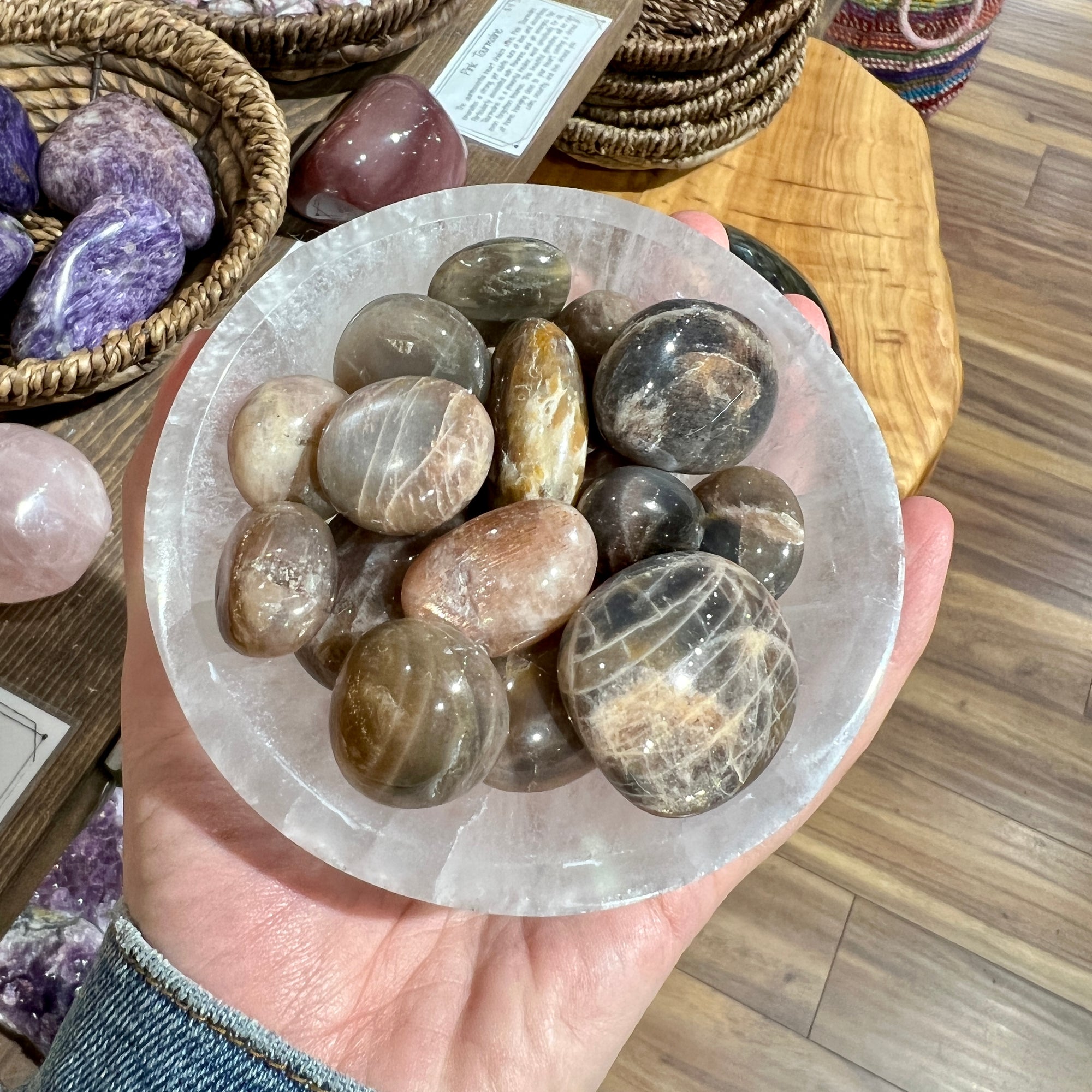 Moonstones In Rocks Moonstone Crystal