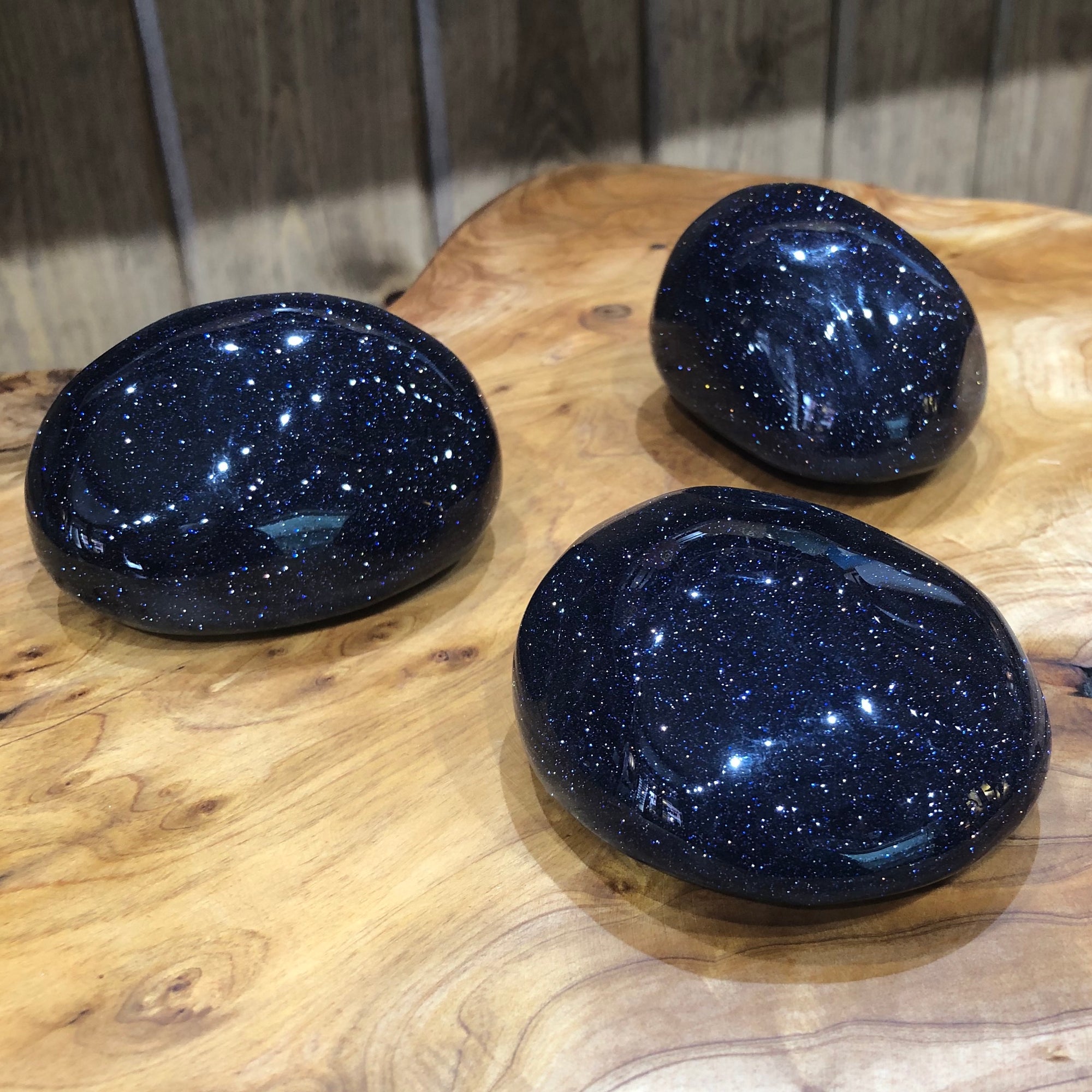 Blue Goldstone Therapy Stones Things That Rock