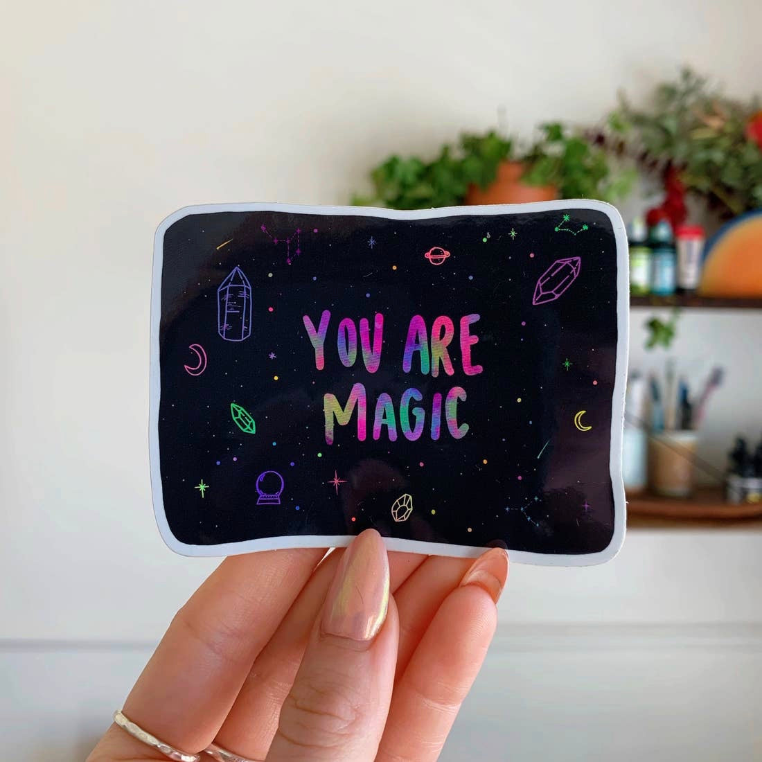 Magic Holographic Sticker