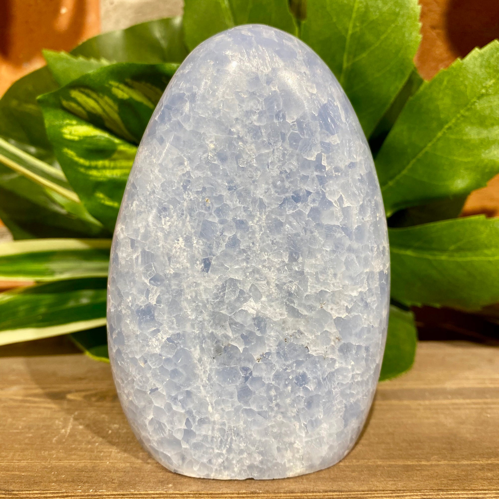 Blue Calcite Polished Free Form